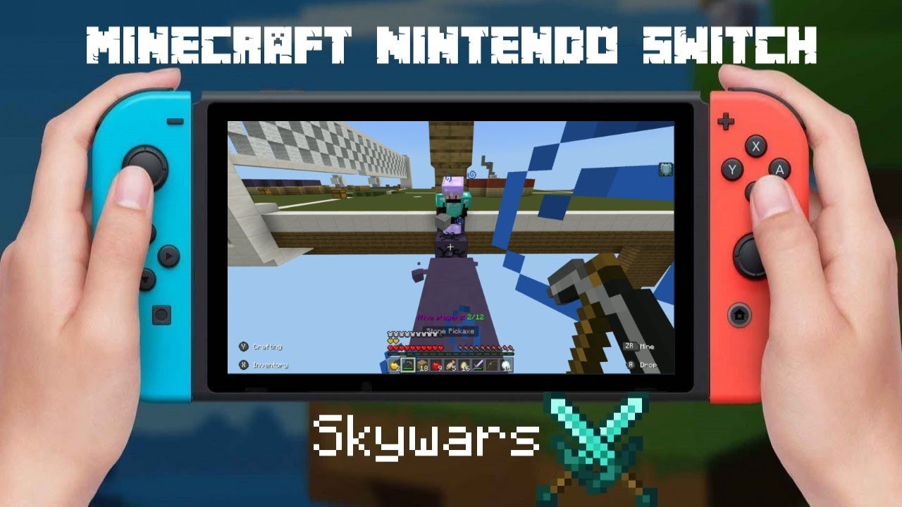 Minecraft Nintendo Switch - Skywars Gameplay