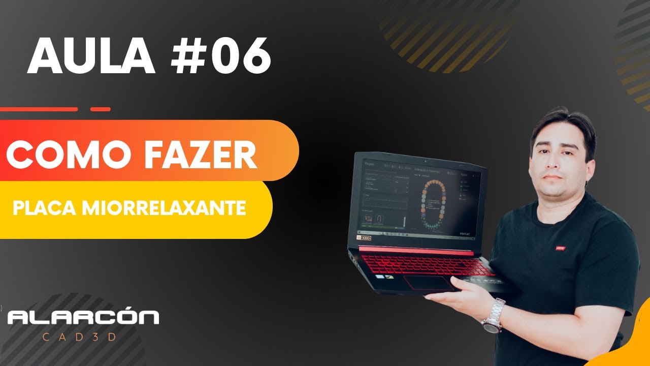 #AULA 06 -COMO FAZER PLACA MIORRELAXANTE #exocad #cad #fluxodigital
