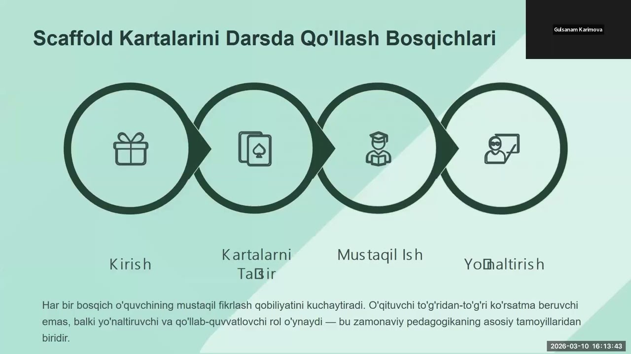 Национальный вебинар взаимного обучения Узбекистана 2: Практики SCAFFOLD
