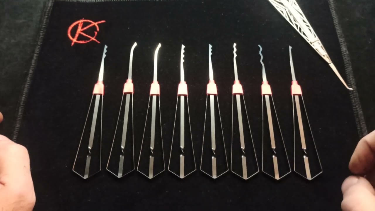 Sparrows Kirigami lockpicks set review! (Sub eng)