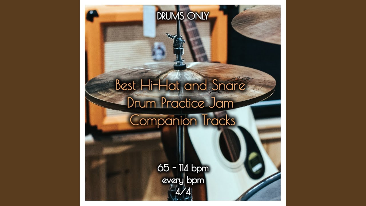 77 Bpm Rock Hi-Hat Drum Beat Backing Tracks