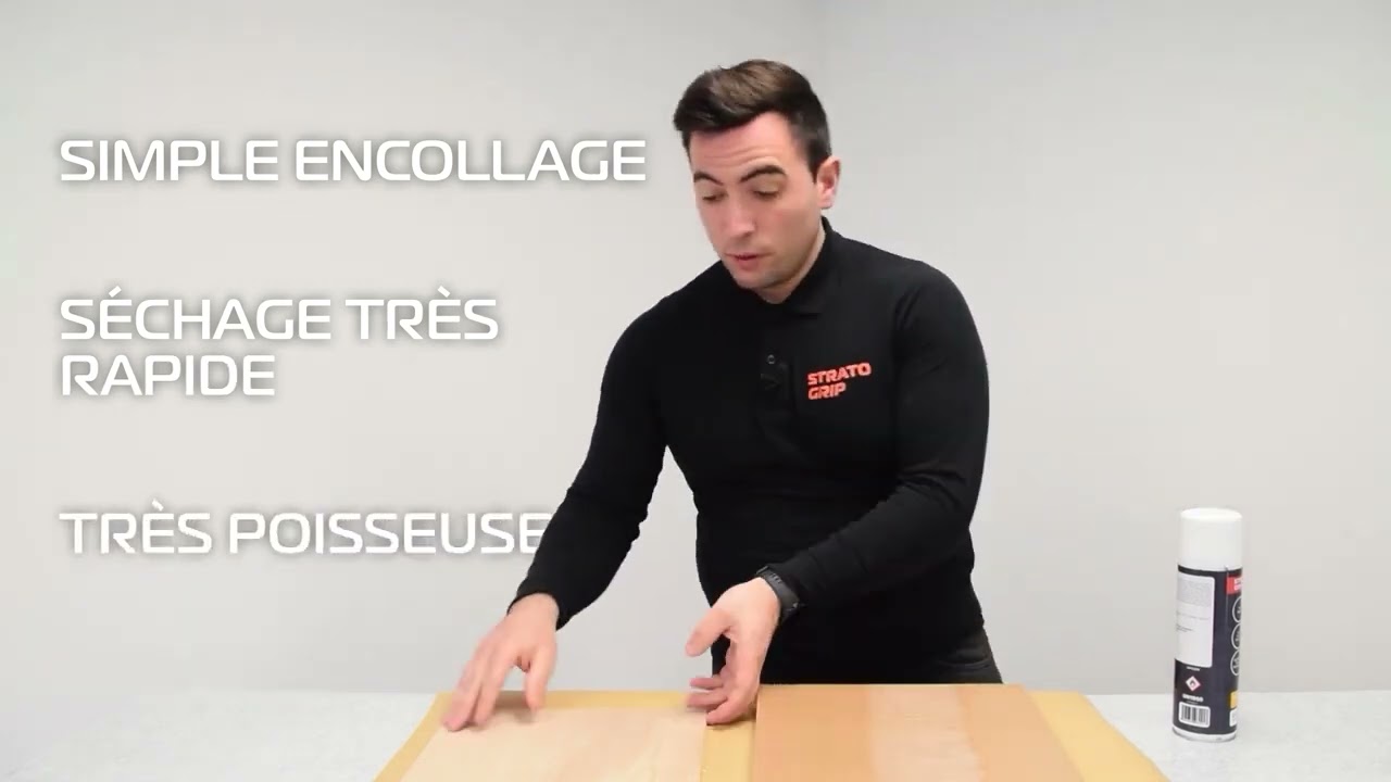 Adhésif double face pulvérisable ： STRATOGRIP S143