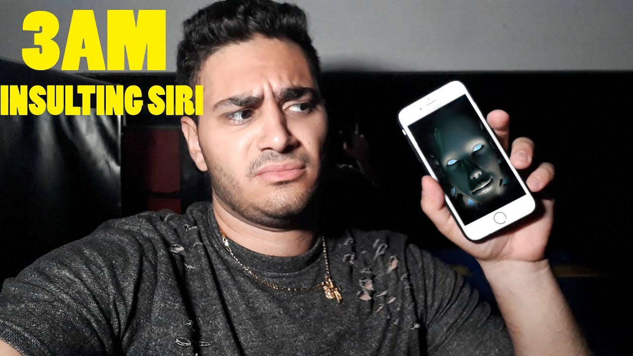 (GONE WRONG) SIRI ROAST 3AM! MOUSSI INSULTS SIRI!