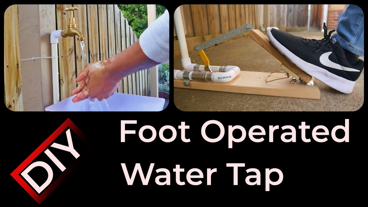 How to Make Foot Operated Water Tap Valve I DIY