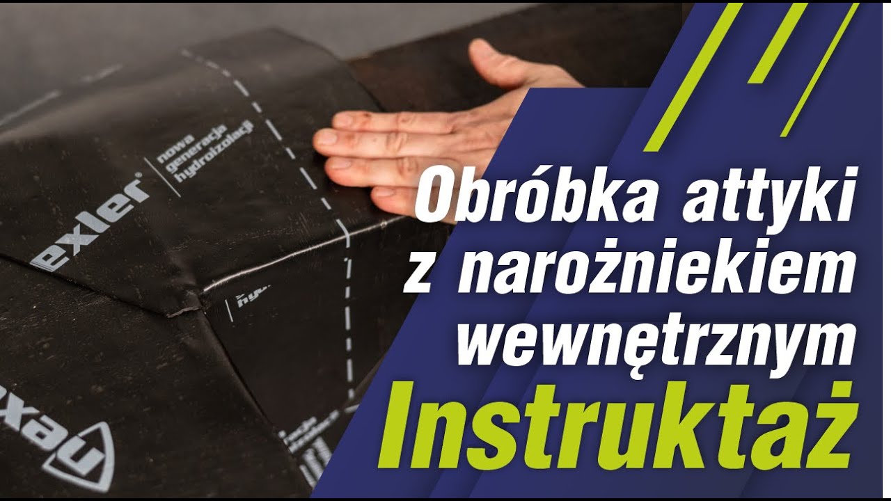 Obróbka attyki z narożnikiem wewnętrznym. Instruktaż.