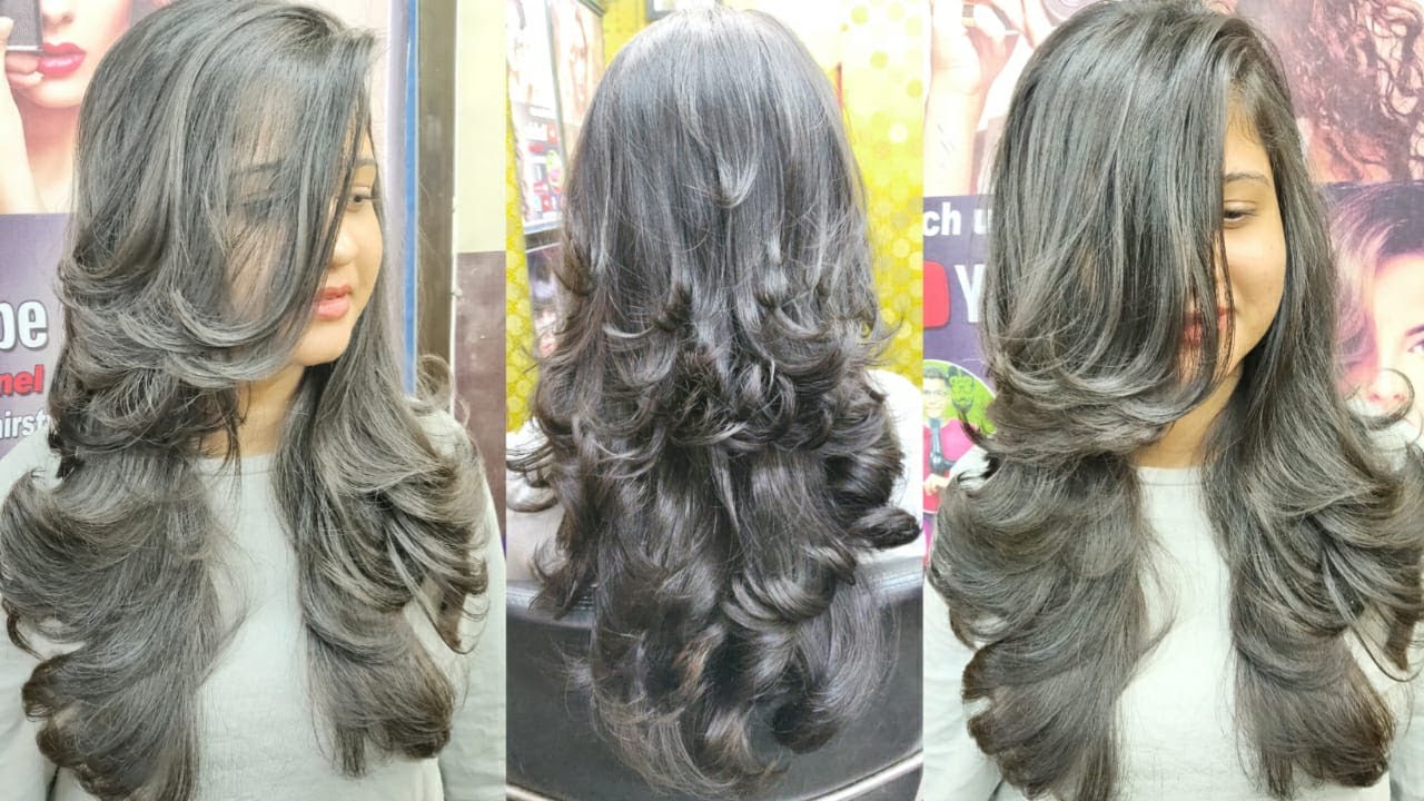 Long Layered Haircut - front and back full Long Layered Haircut Tutorial 2021 in Hindi/easy way