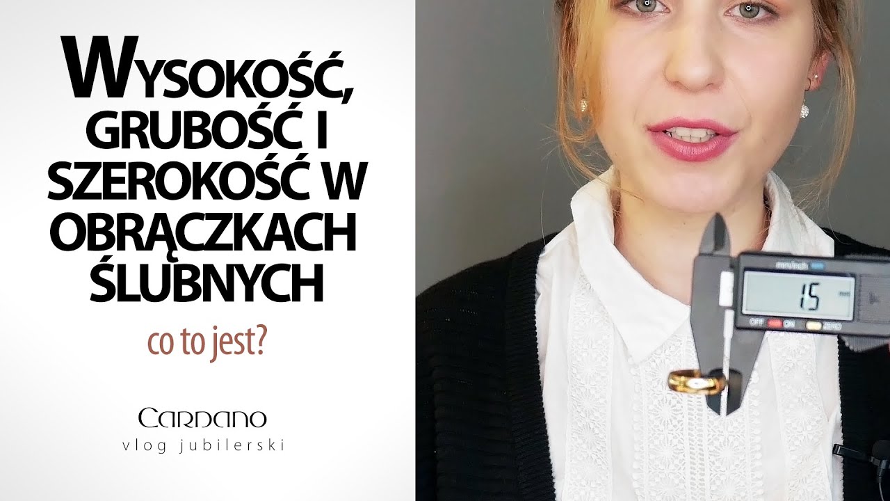 CO TO JEST WYSOKOŚĆ, GRUBOŚĆ, SZEROKOŚĆ OBRĄCZEK ŚLUBNYCH?  Ważne parametry obrączek ślubnych🤔