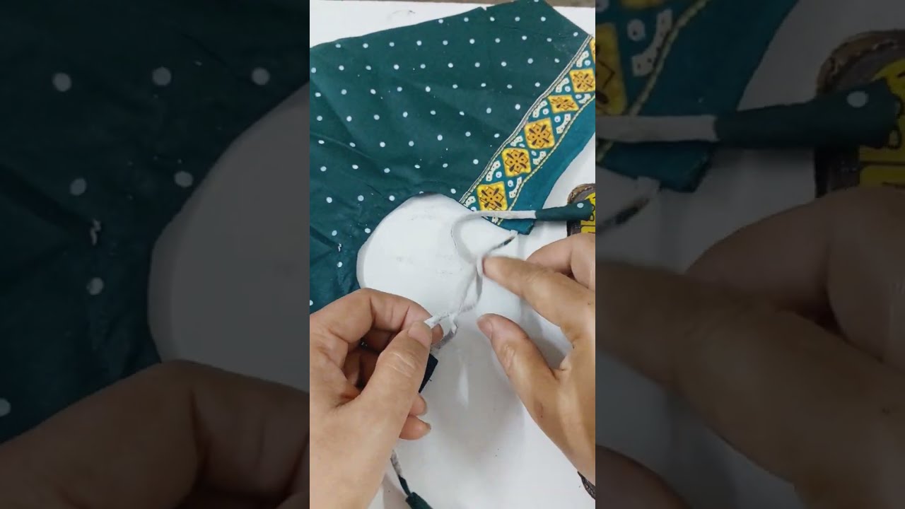 Easy & unique sleeves design 👌 