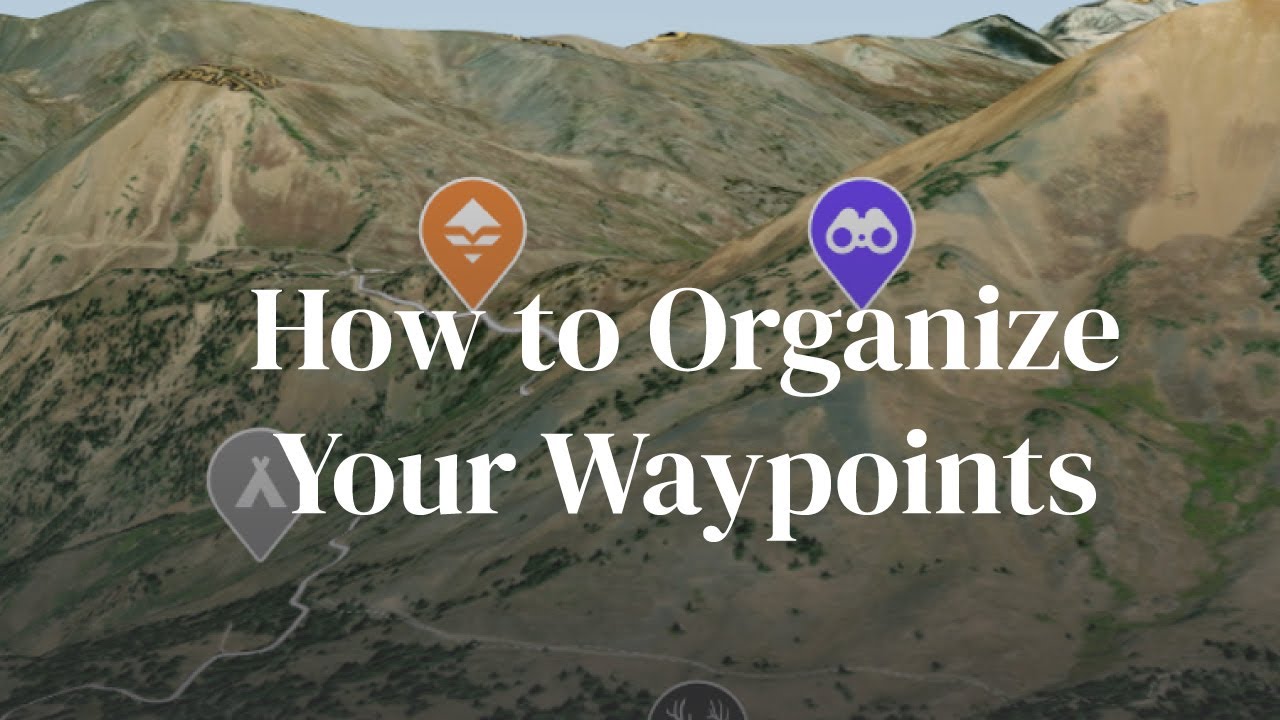 How To Organize Waypoints - GOHUNT Maps
