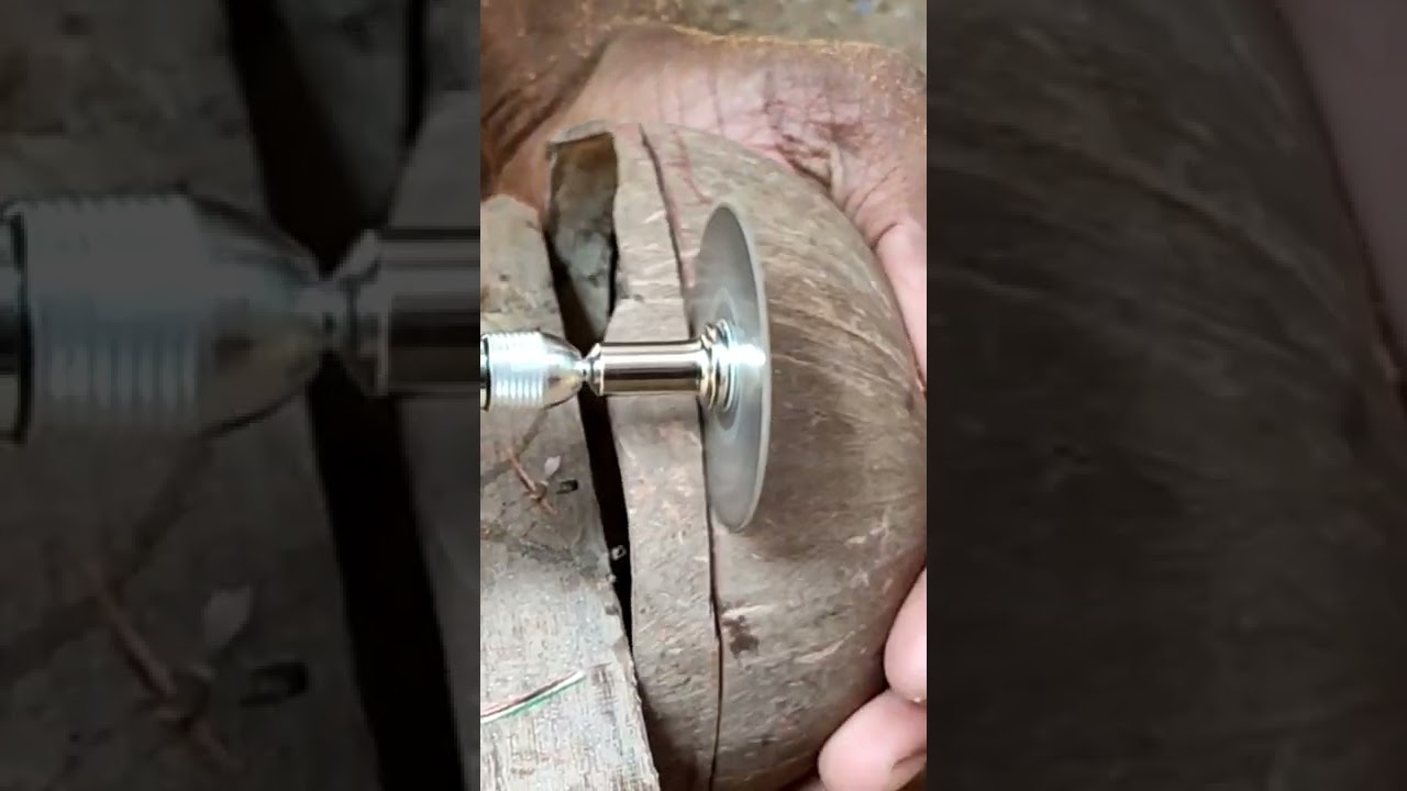 How to Cutting Coconut Shell  #shorts #short