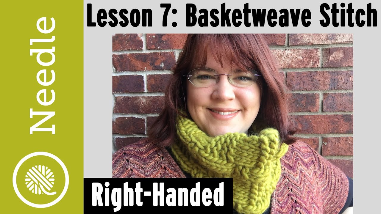 How to Knit - Basketweave Stitch for Beginners | Lesson 7