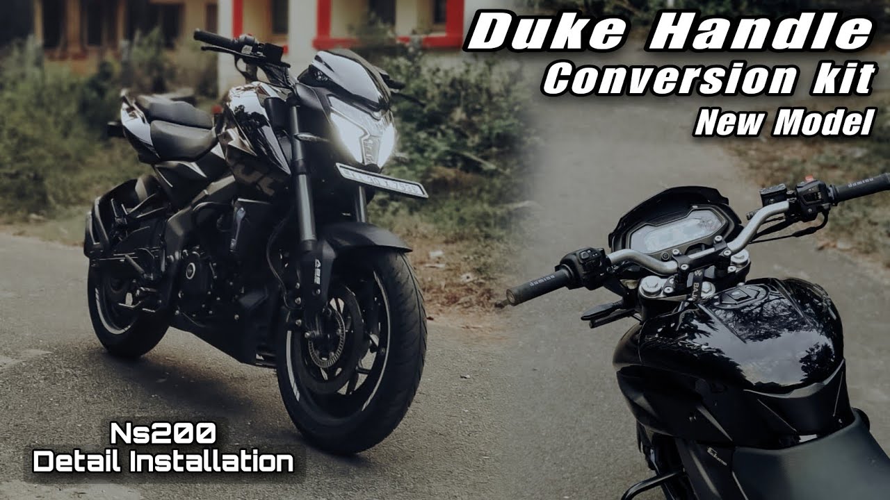Ns200 New Model 2024 | Duke Handle Modification | Best For Touring & Stability, Look 🔥 | KTM |