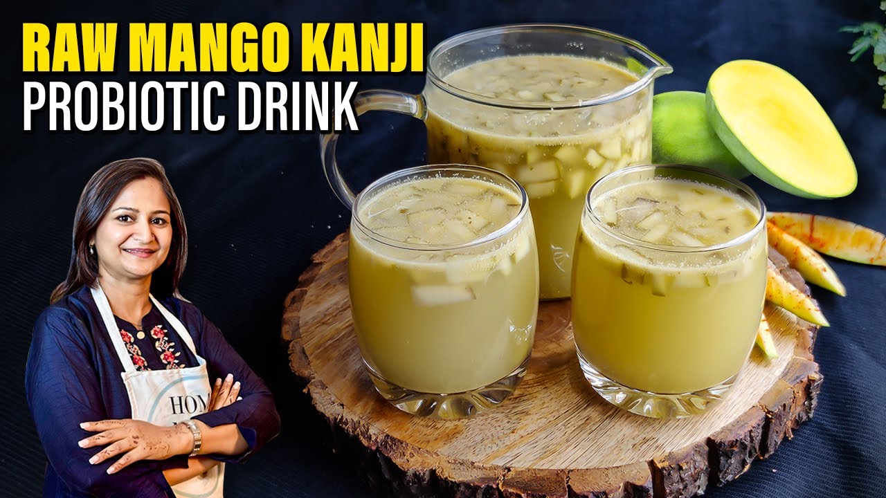 Raw Mango Kanji &ndash; Summer Probiotic Drink for Digestion & Immunity | Kanji Recipe | Fermented Drink