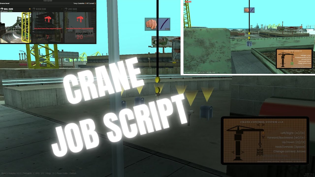 [MTA:SA] Crane Operator Job (OWL GAMEMODE)