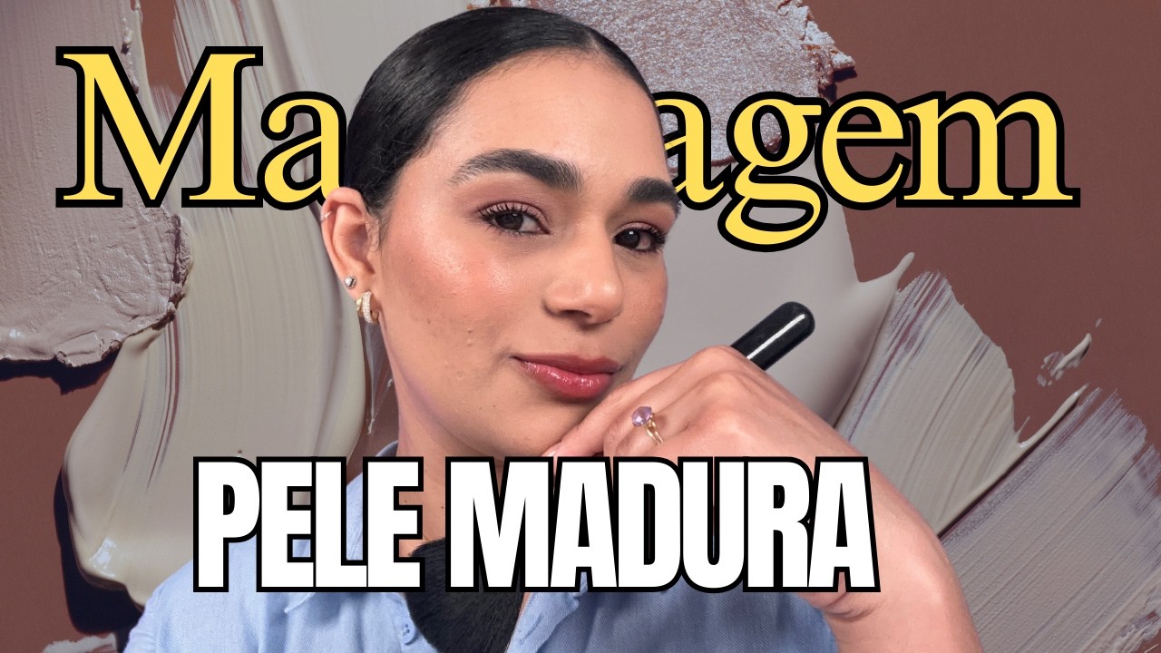 Maquiagem para PELE MADURA com PÁLPEBRAS CAÍDAS | maquiador iniciante | maquiagem iniciantes