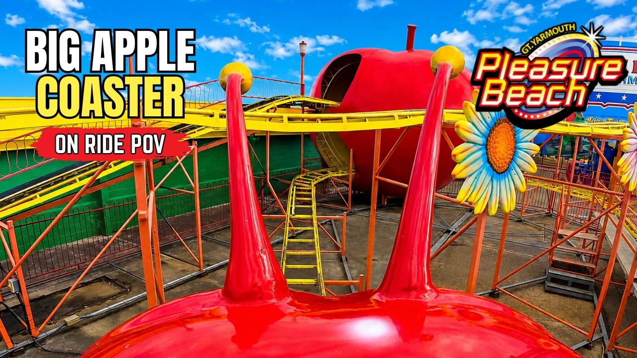 BIG APPLE COASTER POV | Great Yarmouth Pleasure Beach's Classic Family Coaster!