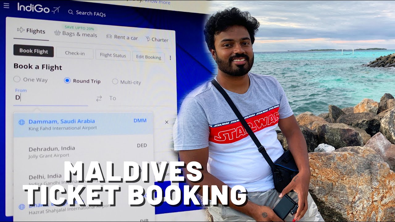 Booking Tickets For My First International Trip - Banglore to Maldives 🇲🇻🏖✈️ Episode 1