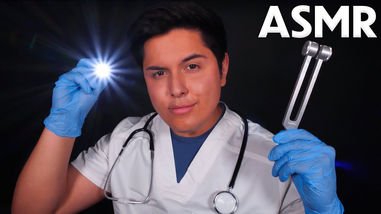 ASMR | A Simple Cranial Nerve Exam | Eyes, Mouth, Smell, & MORE