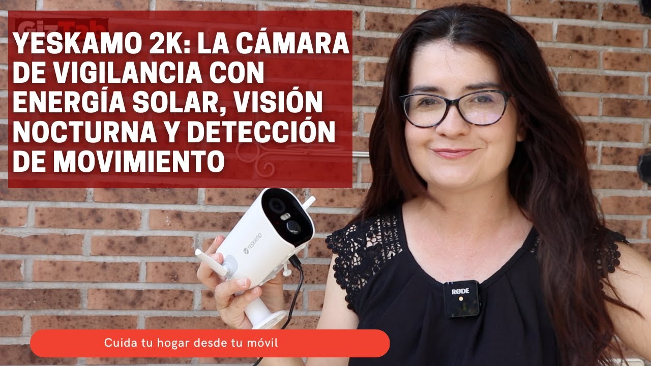 YESKAMO Z6S: Cámara de vigilancia con ENERGIA SOLAR y VISION NOCTURNA por menos de 80 euros