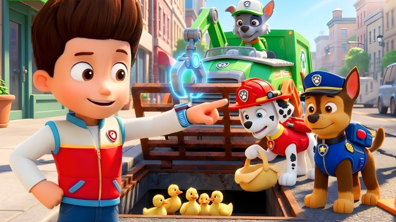 Oh No! Ducks Trapped in the Sewer! 🚨 Paw Patrol to the Rescue! | Paw Patrol Ultimate Rescue