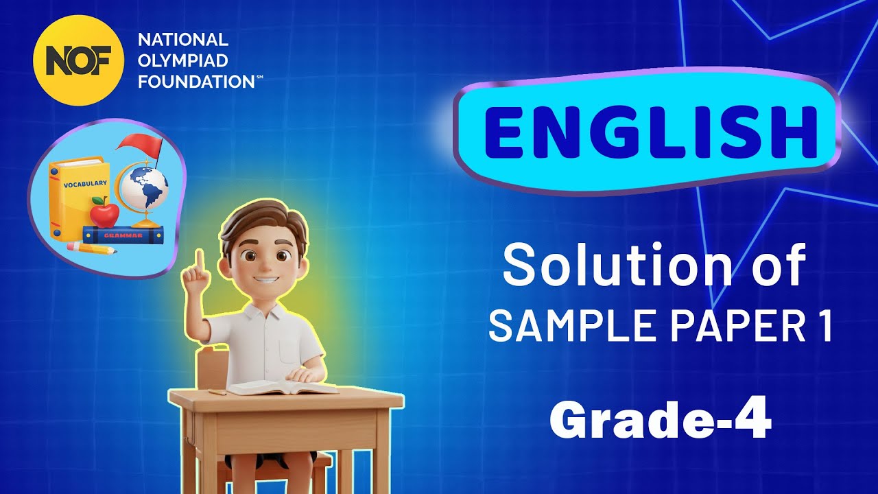 CLASS 4 - English - NOF Sample paper solution -1