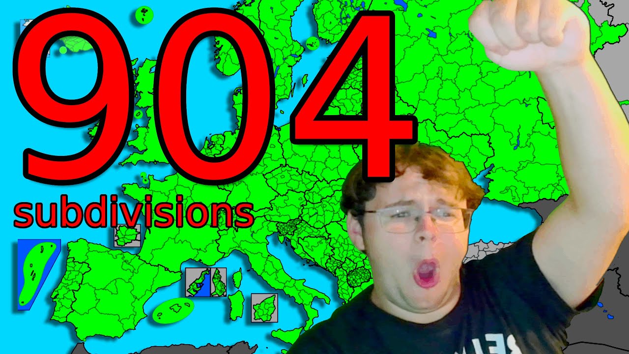 I Name All 904 Subdivisions of Europe from Memory