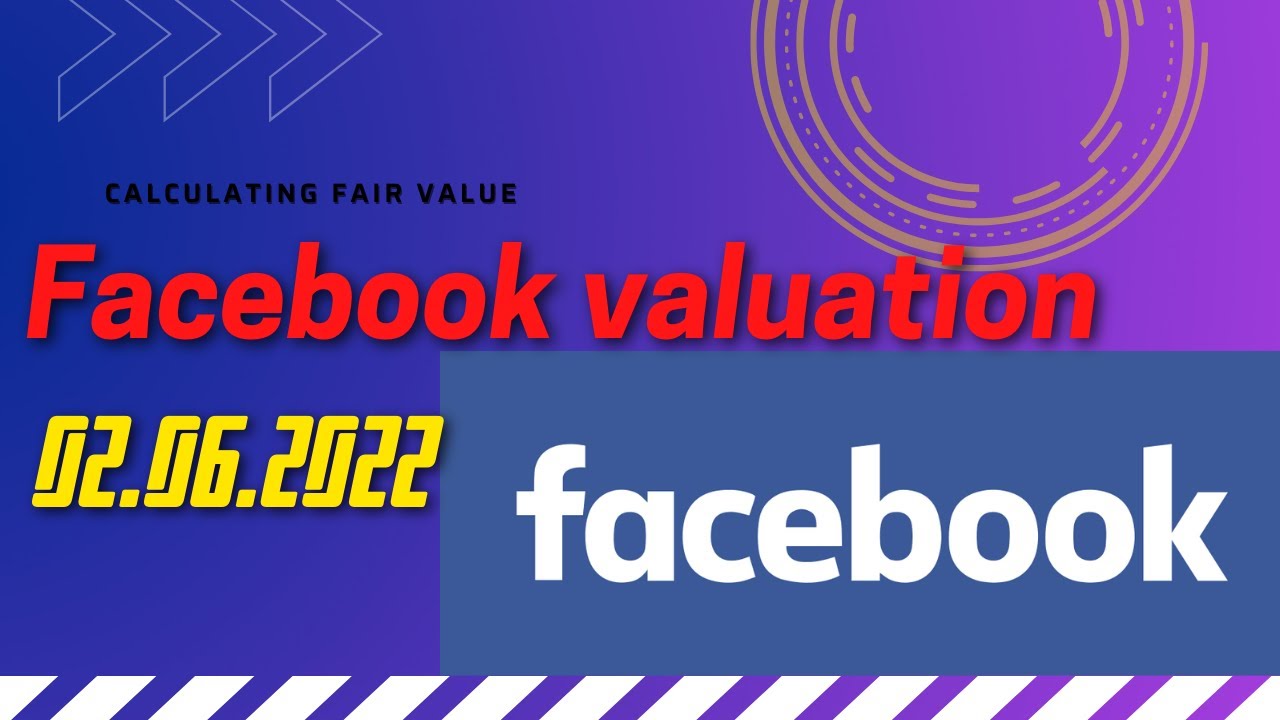 Facebook stock price valuation $FB fair value calculation of Meta Platform Discounted cash flow