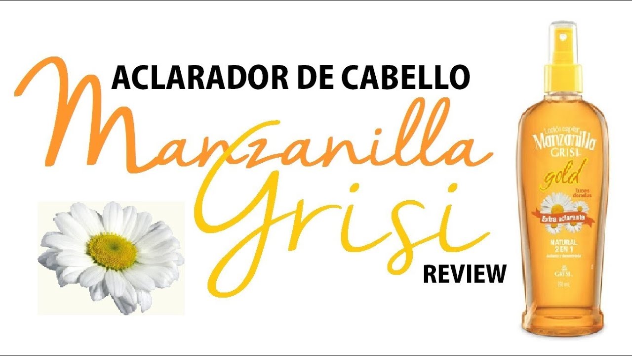 Loción Manzanilla Grisi Gold | Aclarador de Cabello