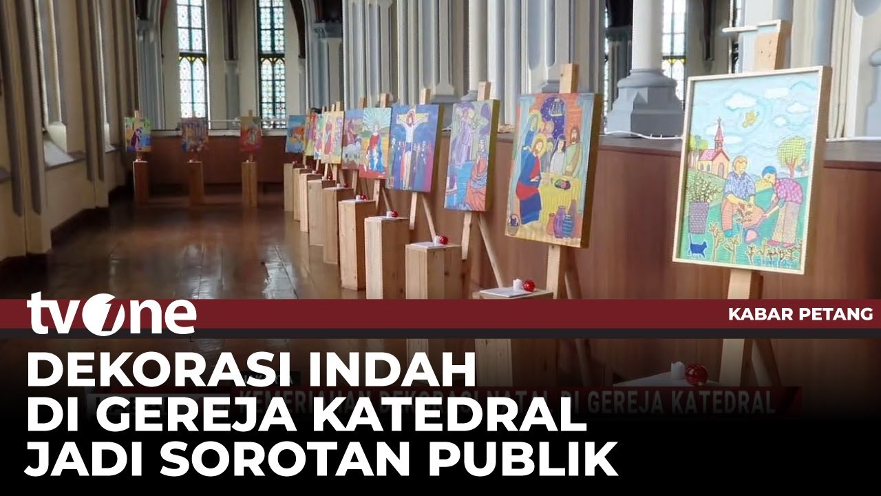 Kemeriahan Dekorasi Natal di Gereja Katedral Jakarta | Kabar Petang