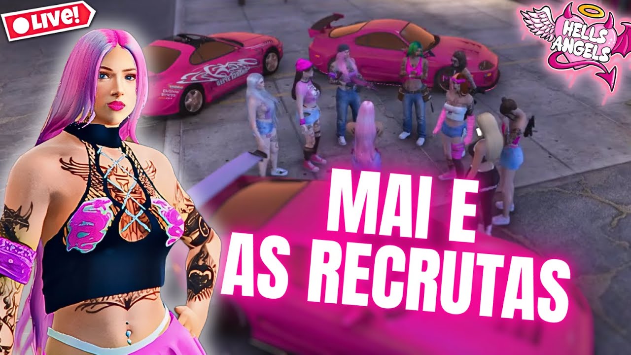 [GTA RP CDANJOS - HELLS ANGELS | Mai Suzuki] - MAI SOZINHA COM AS RECRUTAS