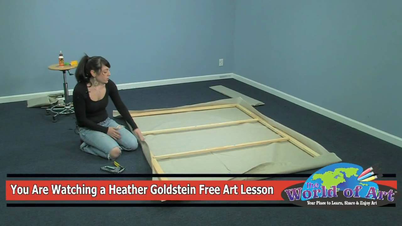 How to Stretch a Large Canvas