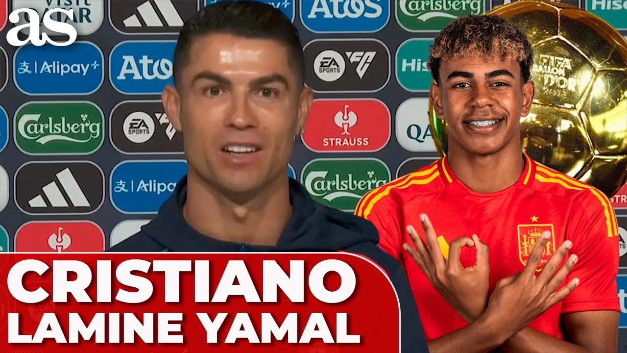 La RESPUESTA EJEMPLAR de CRISTIANO RONALDO sobre LAMINE YAMAL y el BALÓN DE ORO
