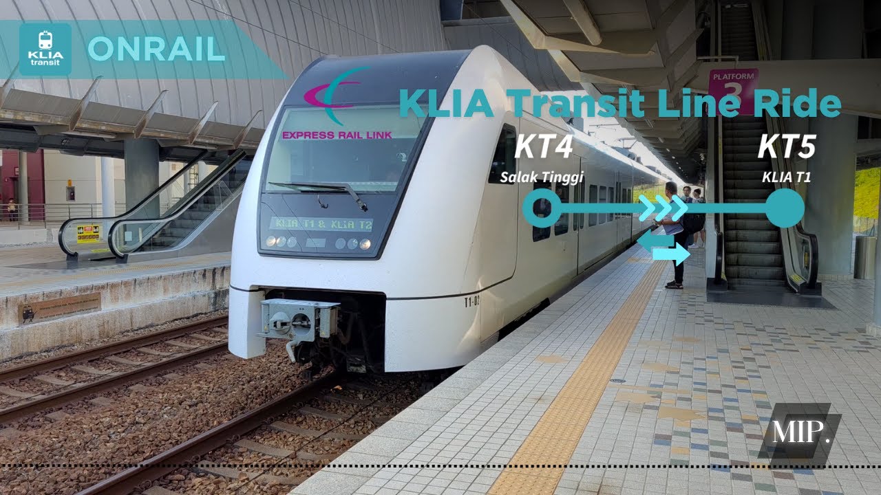 [4K] ERL KLIA Transit Line Ride: Salak Tinggi - KLIA T1 - Salak Tinggi