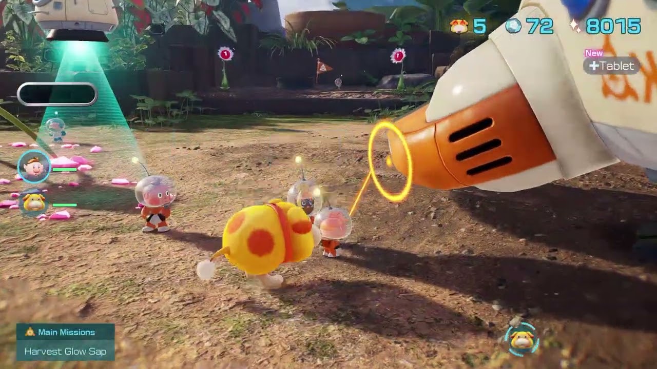 Pikmin 4 - Glitch on tutorial video (Yuzu bug)