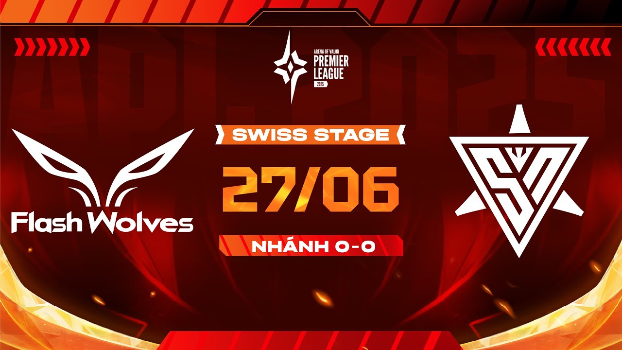 FLASH WOLVES vs SUPER NOVA - SWISS STAGE APL 2025 | NGÀY 27/06