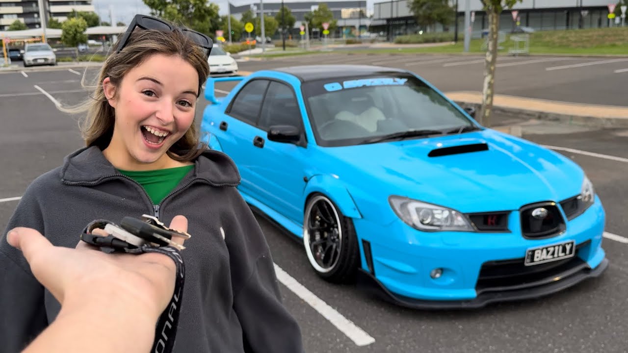 Girlfriend DRIVES my WRX... SCARY!!