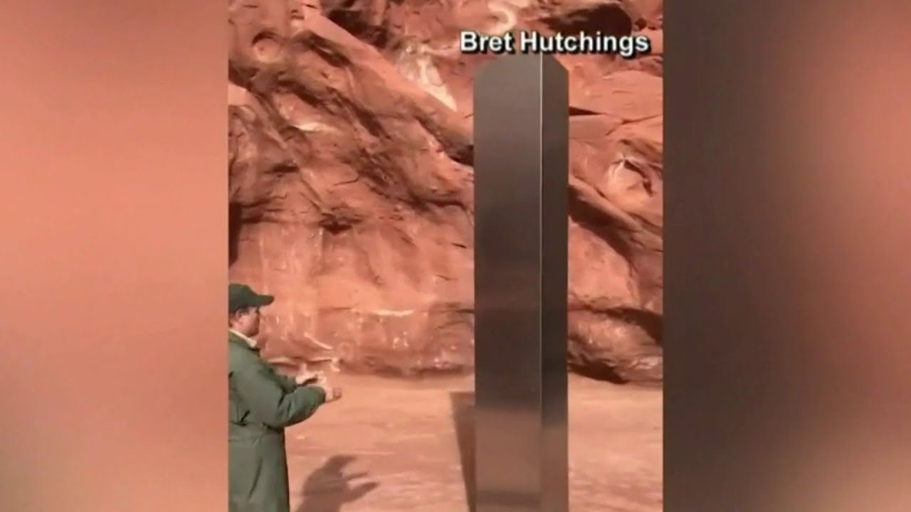 Mysterious metal monolith disappears right after being discovered in Utah