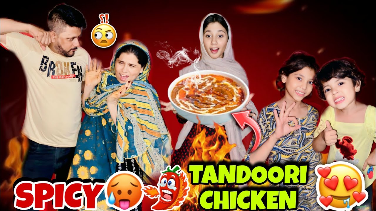 Mama Ne Banaya😍 Spicy🥵🔥🌶️ Tandoori Chicken Tikka Masala Gravy🤤😋 | Mama Papa Ki Larai Hogai😡😥