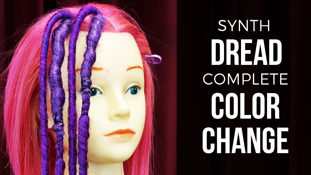 Synth Dread Installation for Complete Color Change - DoctoredLocks.com