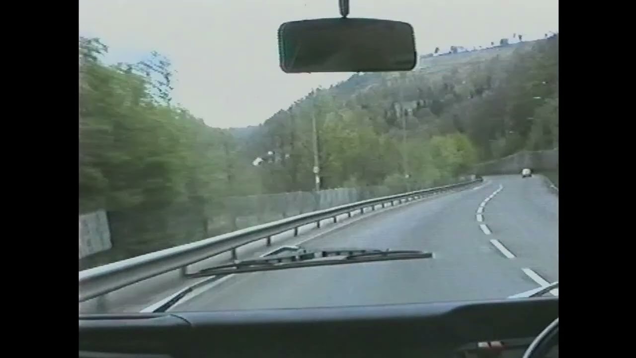 Driving along the A467 from Crosskeys to Crumlin in the 1980's