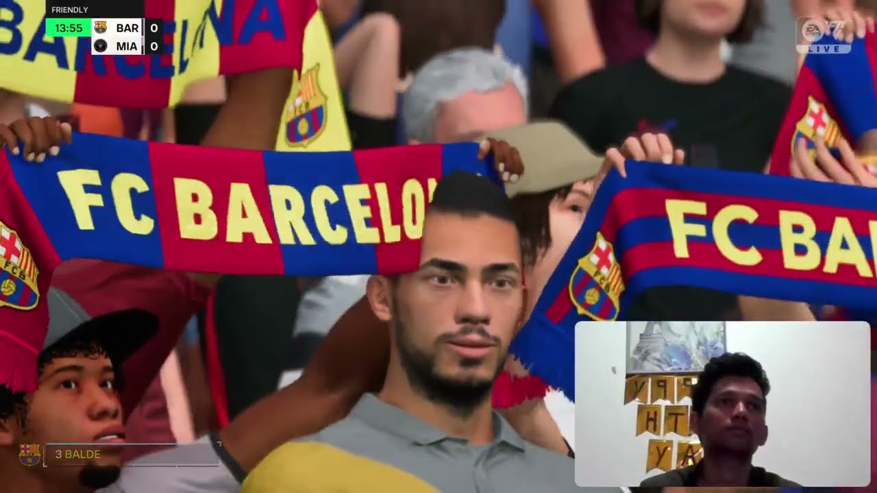 Barcelona vs Inter Miami CF FC25 live gaming
