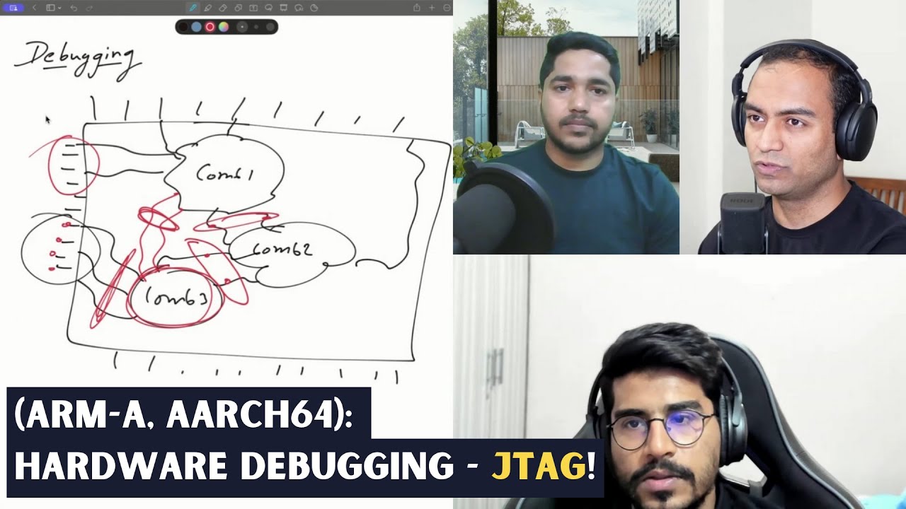 4. The concept of hardware debugging - JTAG!  | ARM-A (aarch64), in Pyjama!