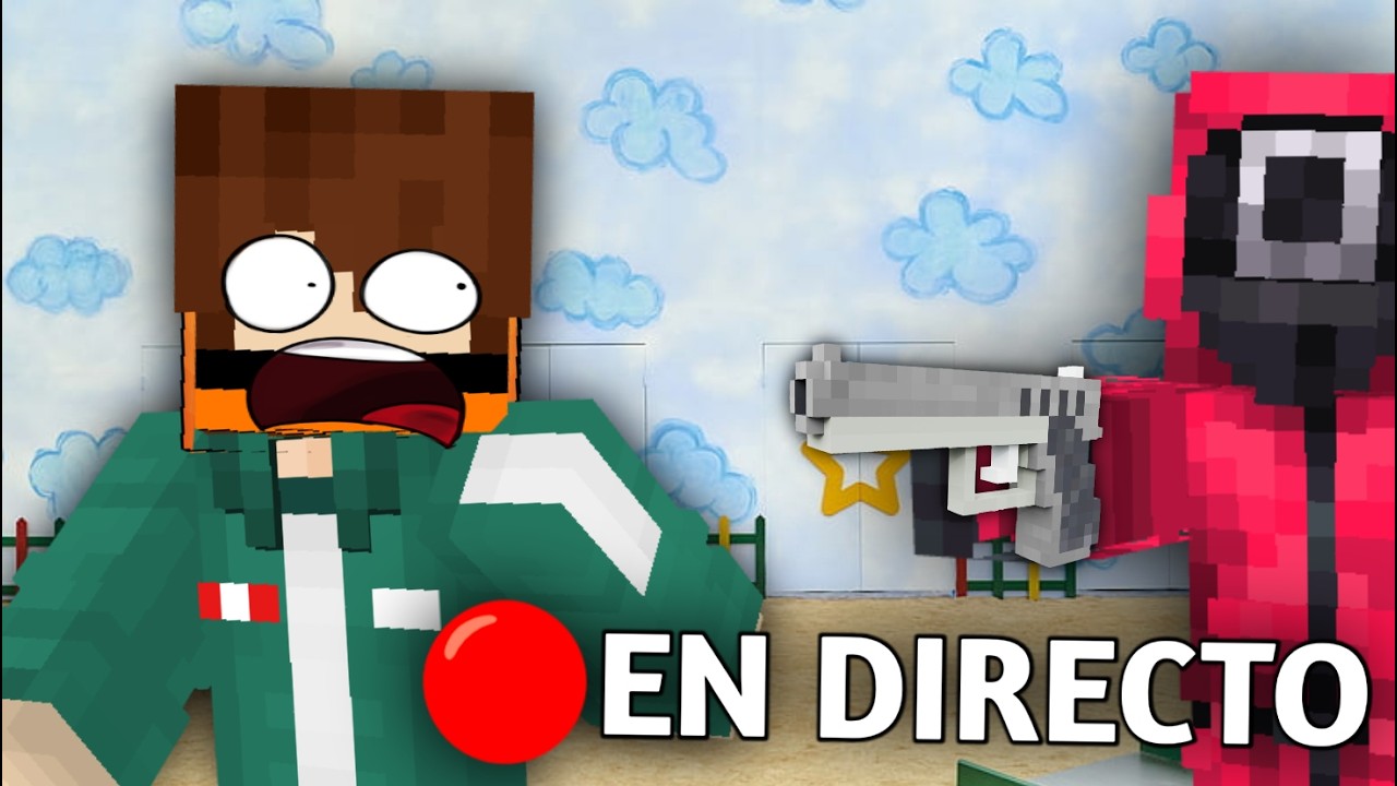 🔴 Squid Game MINECRAFT EN DIRECTO! Mi número y caos total 😱