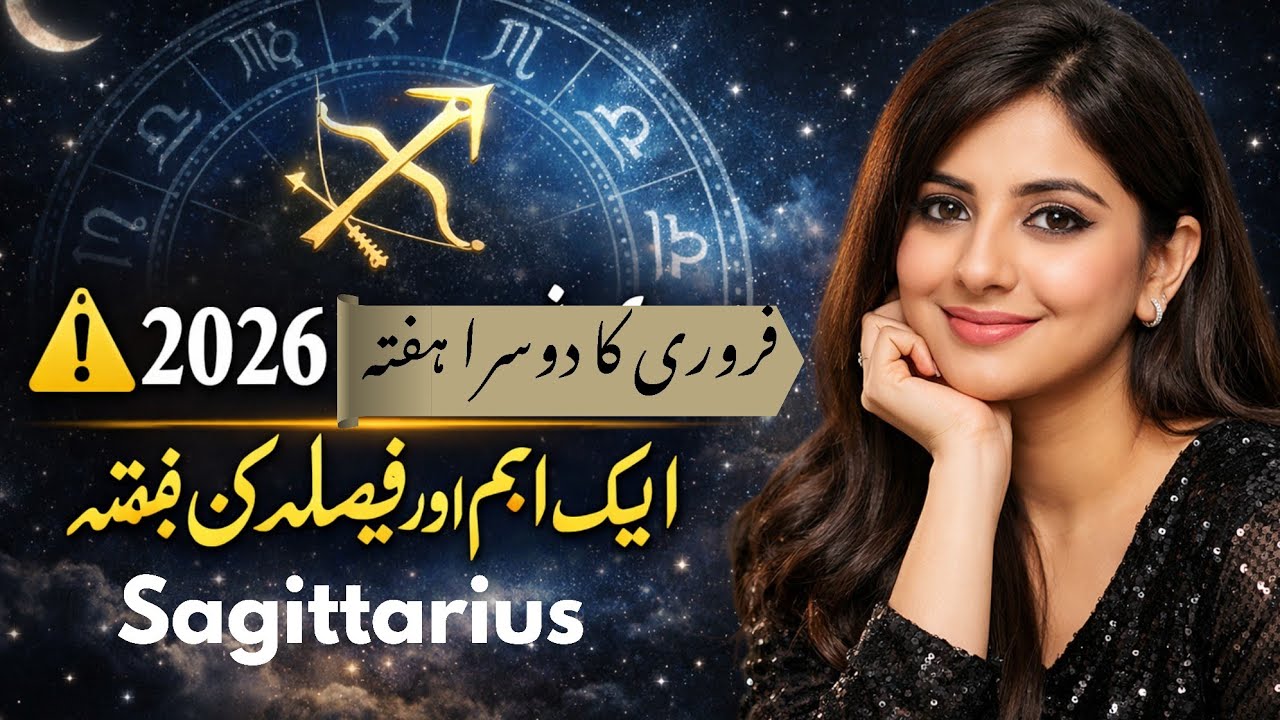 برج قوس فروری 2026 دوسرا ہفتہ | Love, Career & Spiritual Insights| Sagittarius Weekly Horoscope Urdu