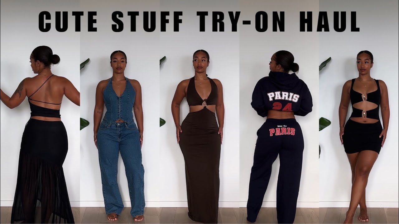 CUTE STUFF TRY-ON HAUL | DRESSES, DENIM AND SWEATS FROM WHITEFOX