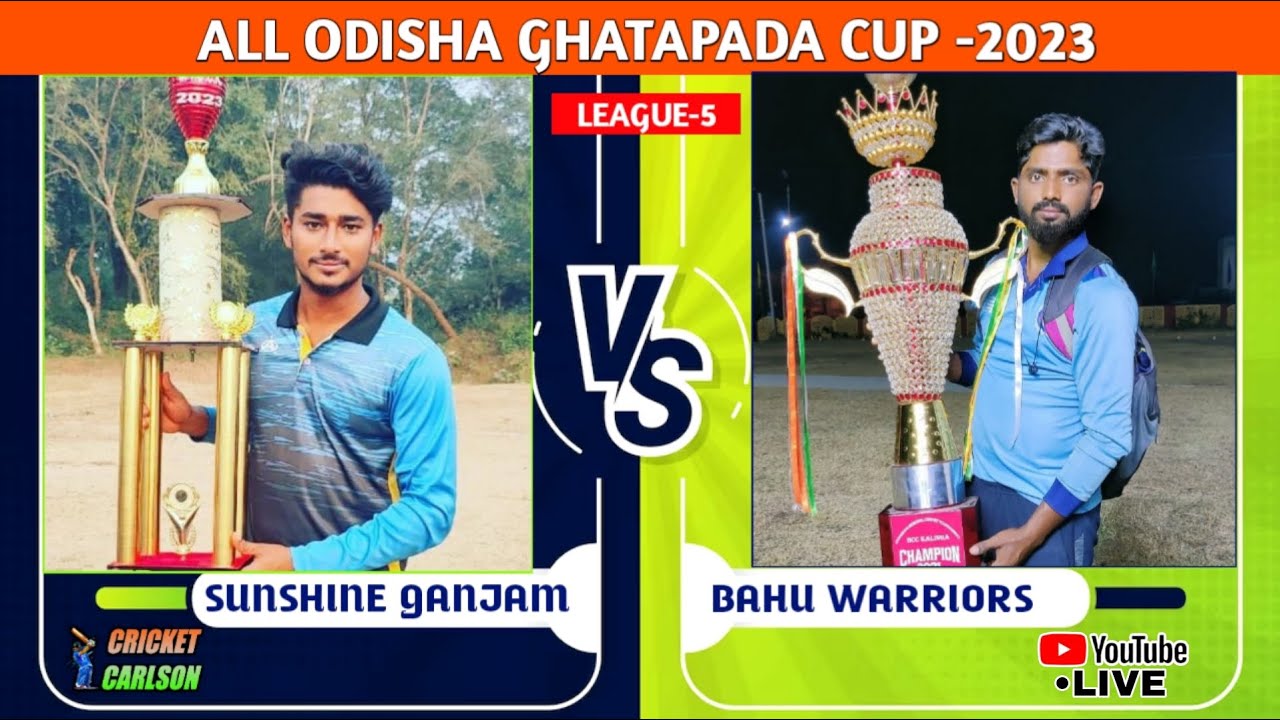 🔴 LIVE-:🏆ALL ODISHA GHANTAPADA CUP, TALCHER 🔥: LEAGUE-5:#cricketcarlson