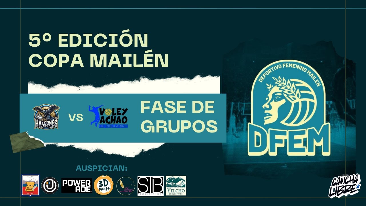 🎥 Transmisión - 5° Edición Copa Mailén | Fase de Grupos | Halcones VS Achao