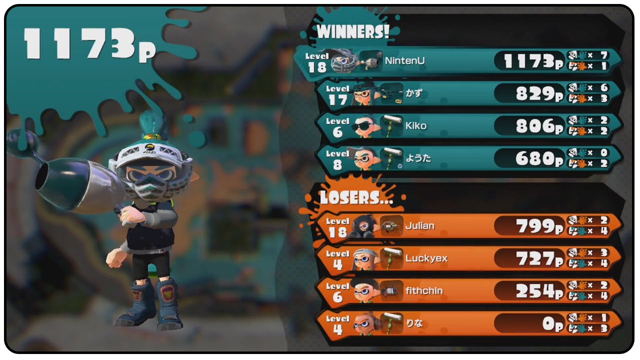 Splatoon Online Gameplay (Luna Blaster)