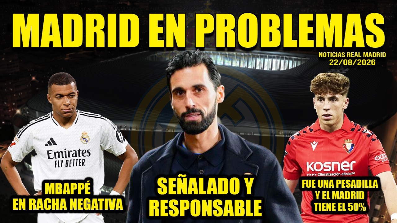 Noche NEGRA del Madrid Todo salió mal Arbeloa cuestionado Mbappé falla CRISIS EN EL MADRID