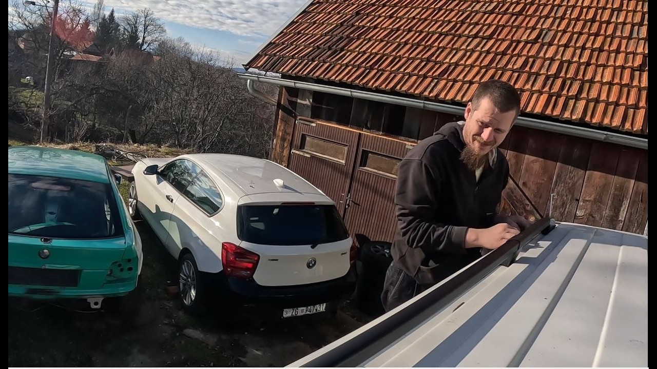 VW T5/T6 - как установить рейлинги на крышу